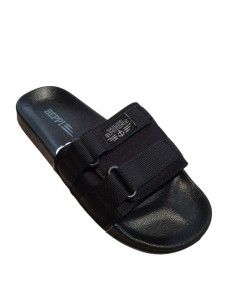 CHANCLETA VELCROS NEGRO