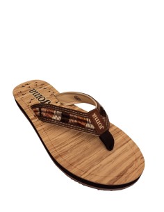 CHANCLETA DEDO MARRON