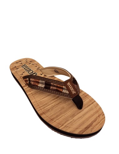 CHANCLETA DEDO MARRON