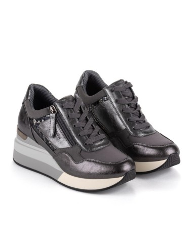 SNEAKERS CUÑA PLOMO