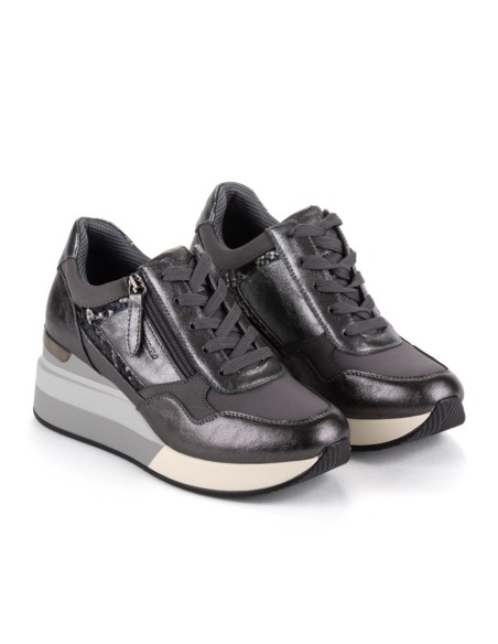 SNEAKERS CUÑA PLOMO