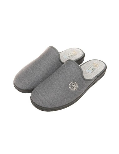 CHINELA TELA GRIS