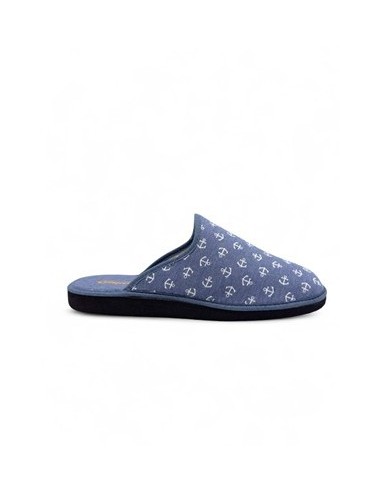 CHINELA ESTAMPADA MARINO
