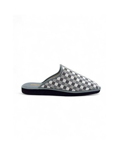 CHINELA ESTAMPADA NEGRO