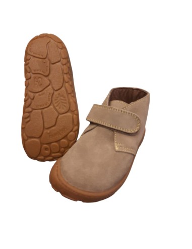 BOTIN VELCRO TAUPE